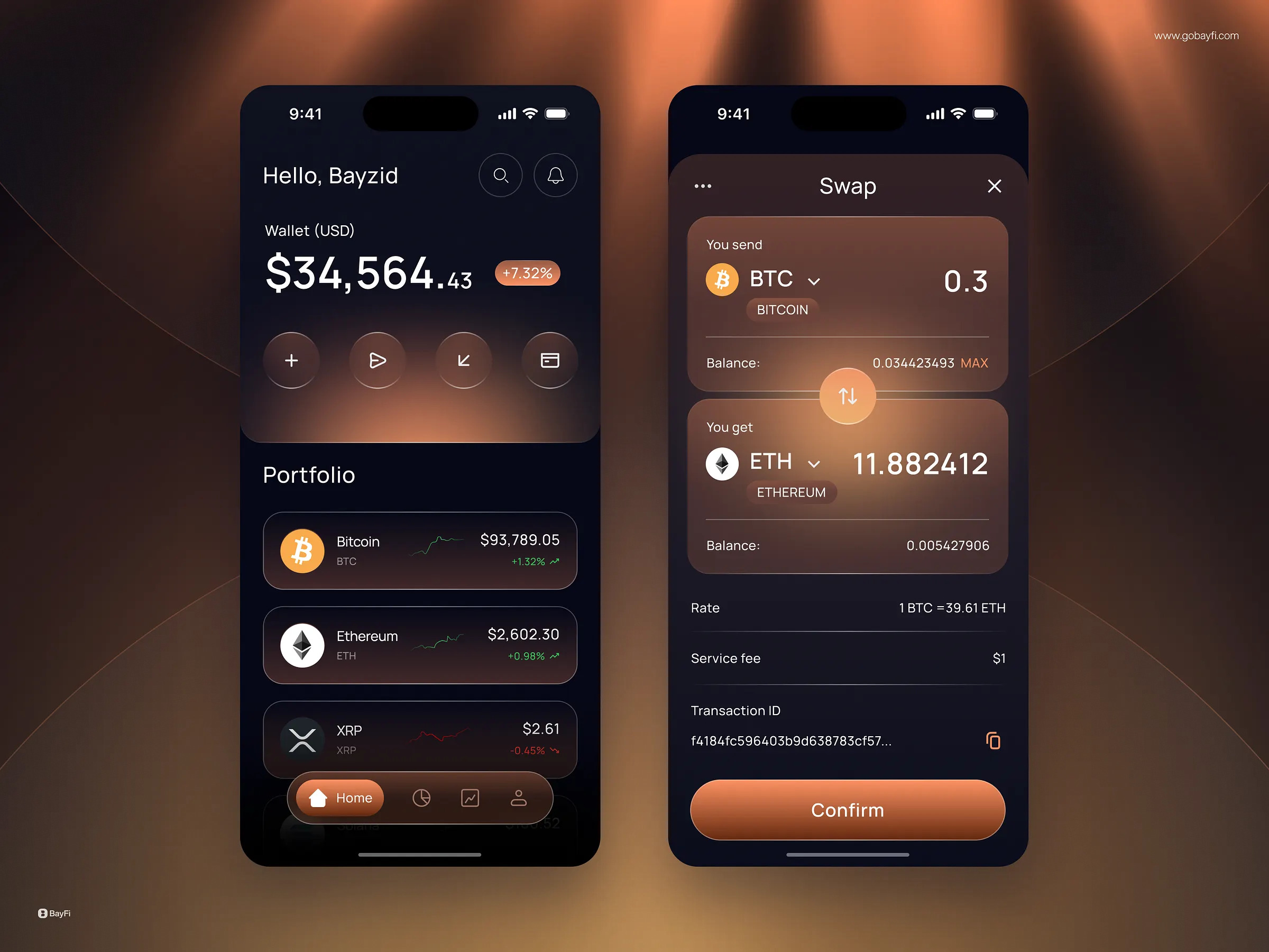 Crypto Mobile App detail image 1