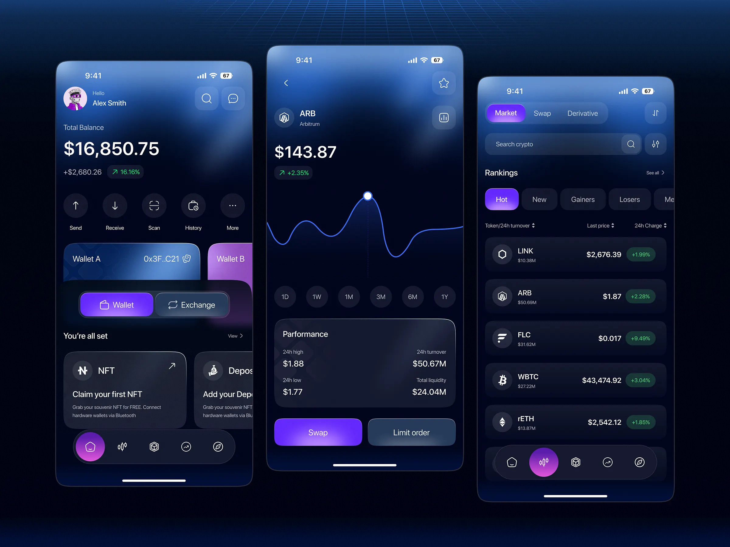 Crypto Mobile App detail image 3