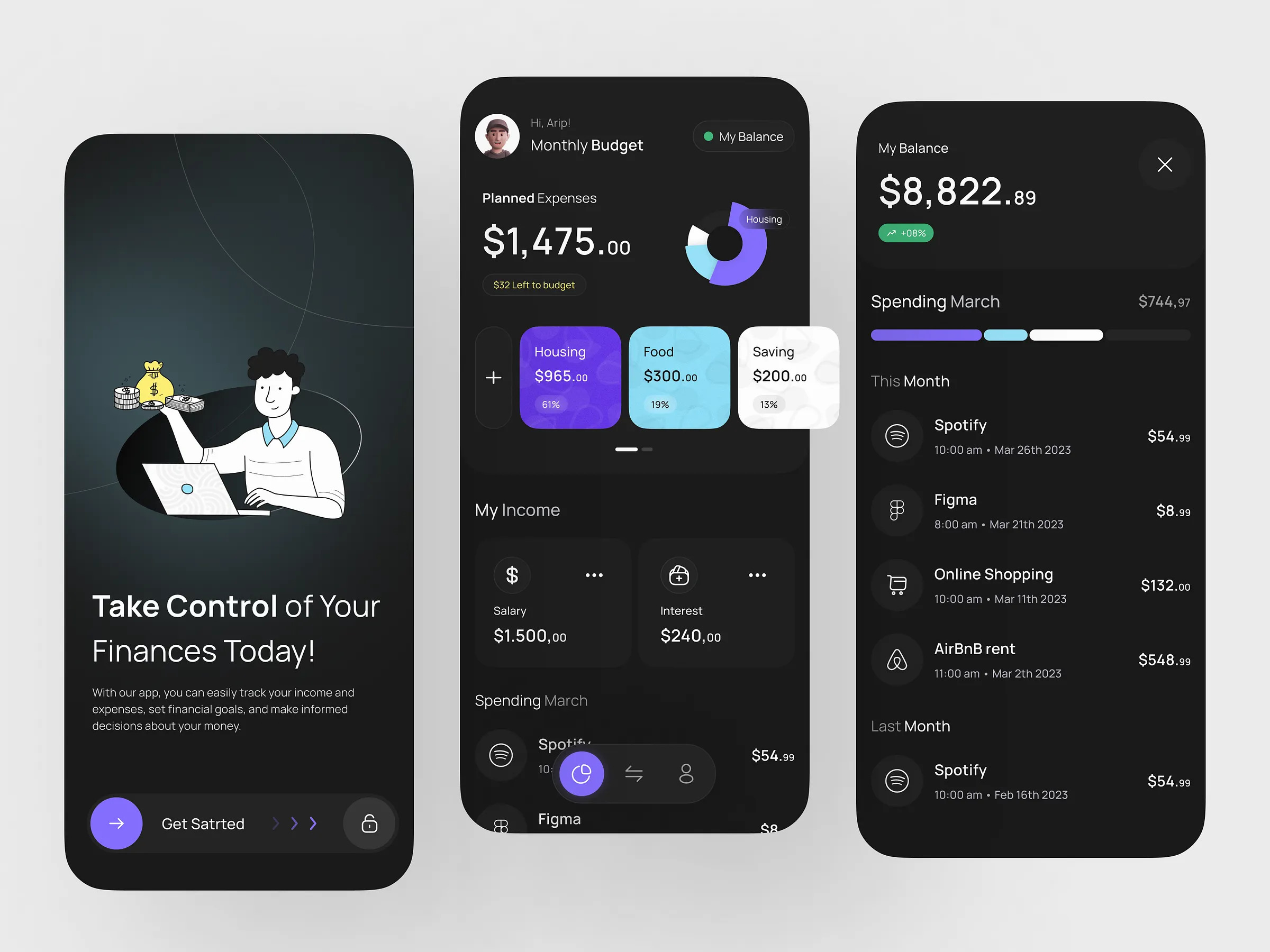 Fintech Mobile App for Smart Banking detail image 1