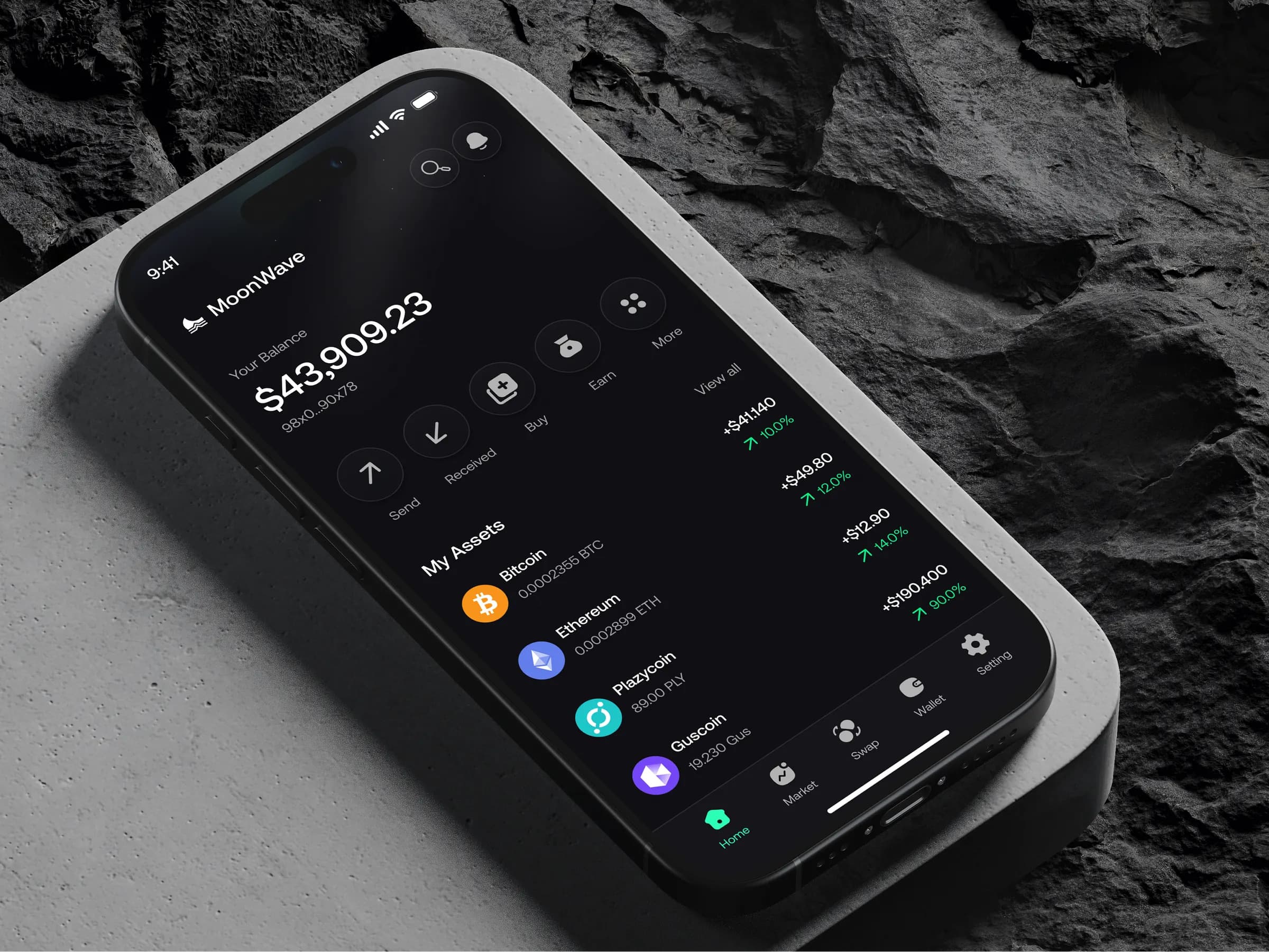 DeFi Crypto Wallet App