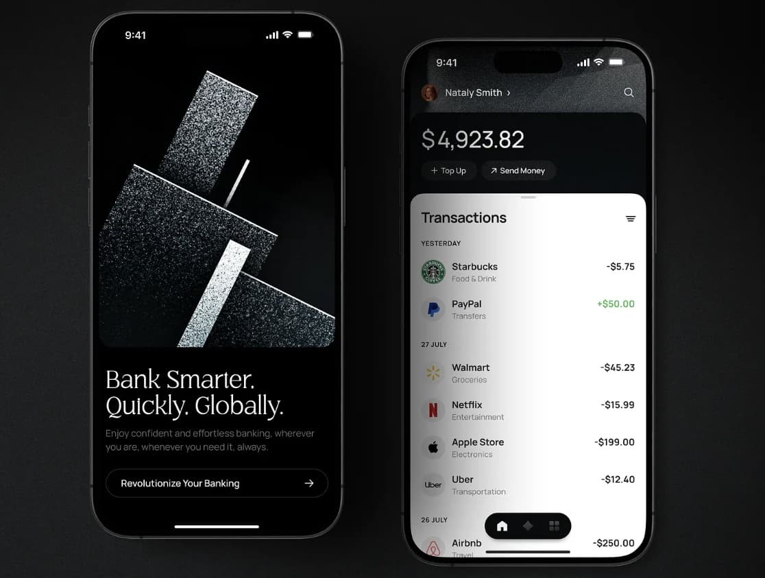 Fintech Mobile App for Smart Banking